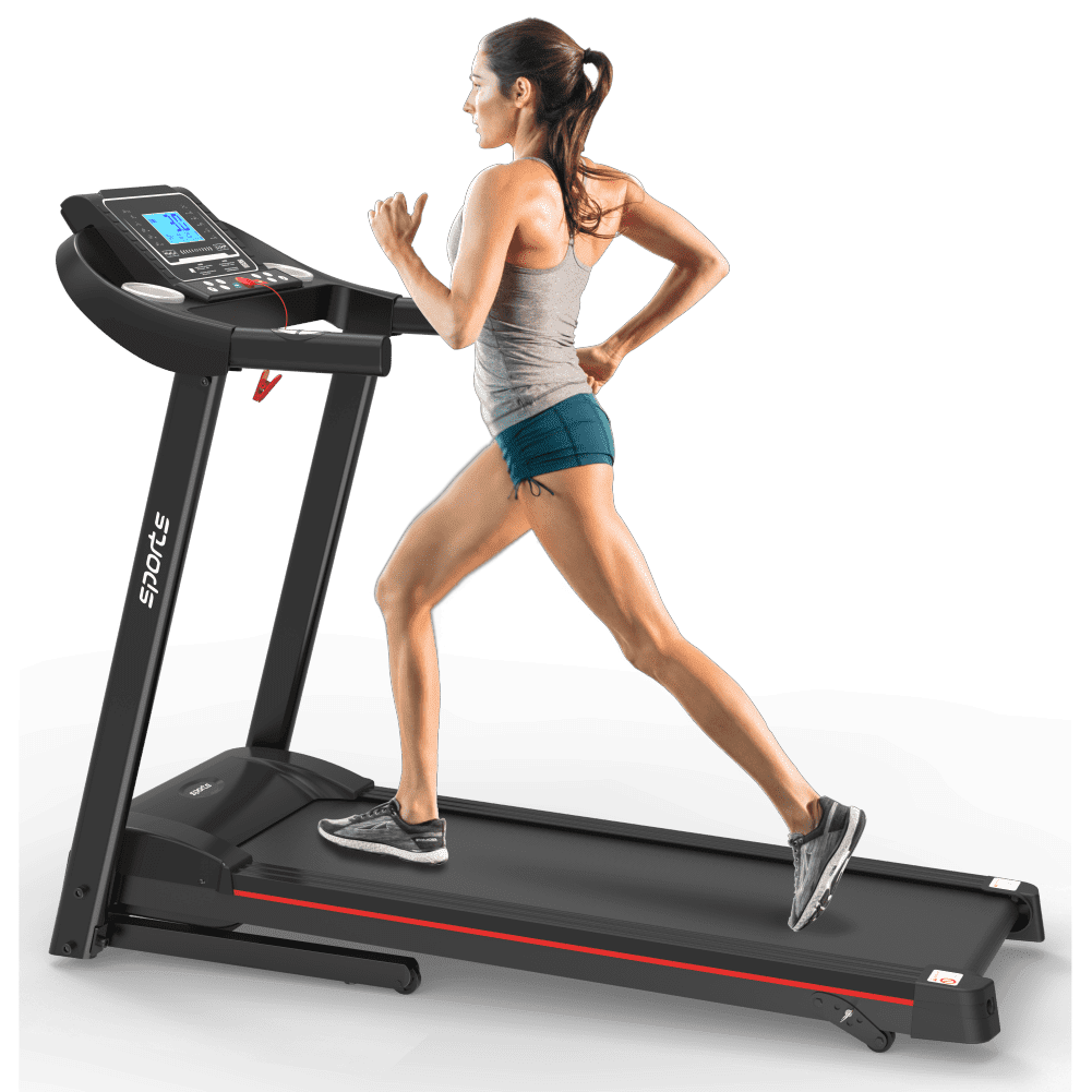 Fitshow App Home Foldable Treadmill with Incline Folding Treadmill for Home Workout Electric Walking Machine with 5 LCD Screen 250 LB Capacity