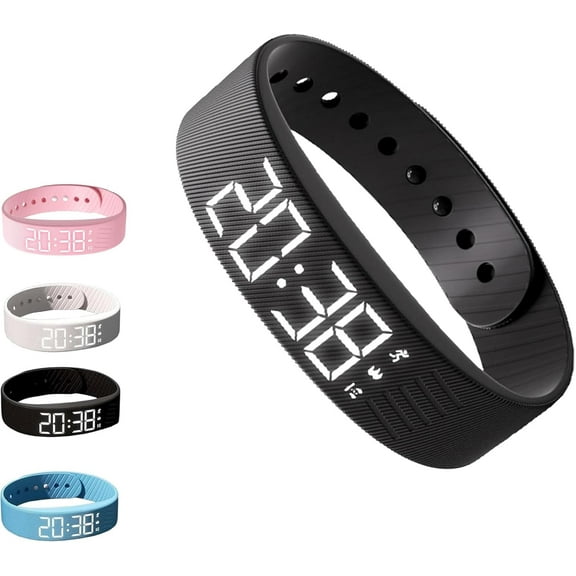 Fitsleeps Alarm Clock Watch, 2025 New Fitsleeps Alarm Bracelet, Silent Vibrating Alarms Reminder Watch, 100% Wake-Up Alarm - Pro Version, Snooze Free Smart Watches for Men and Women