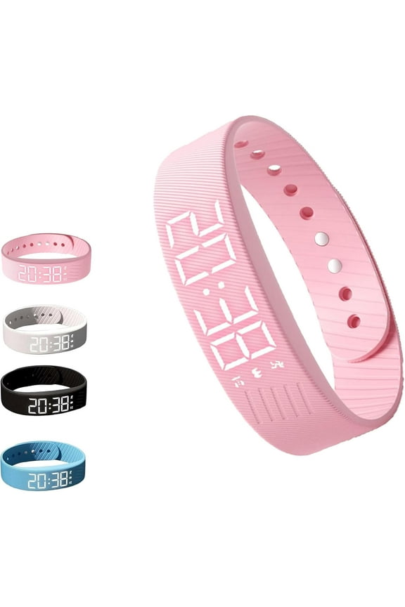 Alarm Clock Watch, 2025 New Fitsleeps Alarm Bracelet, Silent Vibrating Alarms Reminder Watch, 100% Wake-Up Alarm - Pro Version, Snooze Free Smart Watches for Men and Women