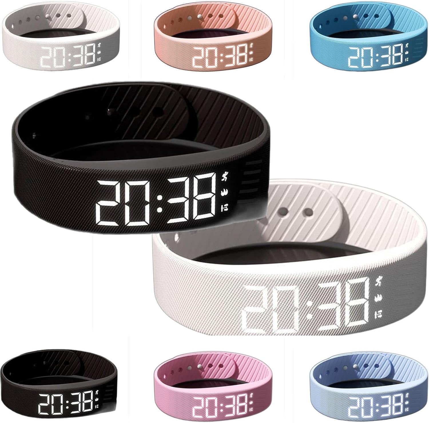 Fitsleeps Watch, Fitsleeps Alarm Bracelet – Silent Vibration Wake-Up Wristband for Deep Sleepers, Snooze-Free Smart Watch for Men and Women