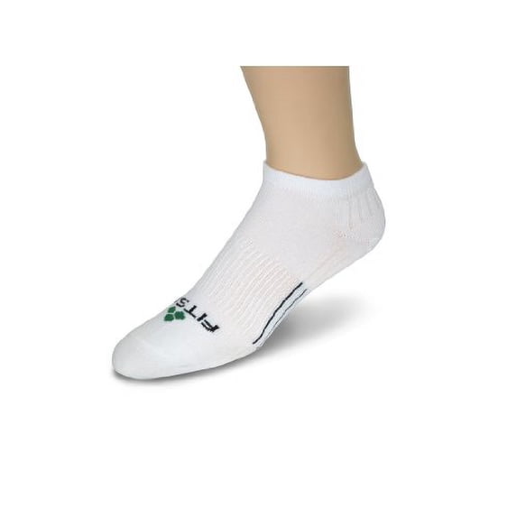 Fitsok CF2 Cushion Low Cut Sock, 3-Pack (White, X-Large)