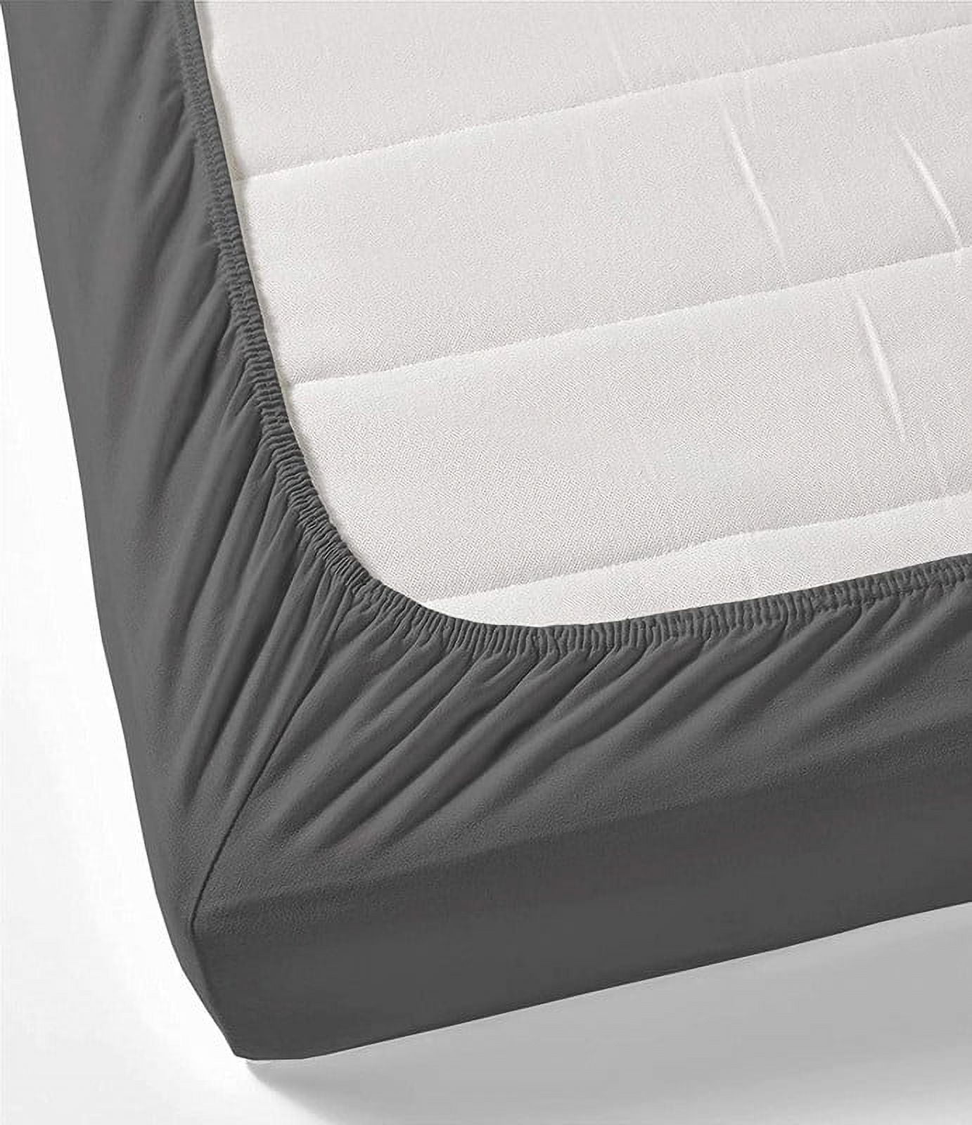 Fitted Bedsheet Set 3 Piece- 100% Egyptian Cotton, 300 TC, Fully ...