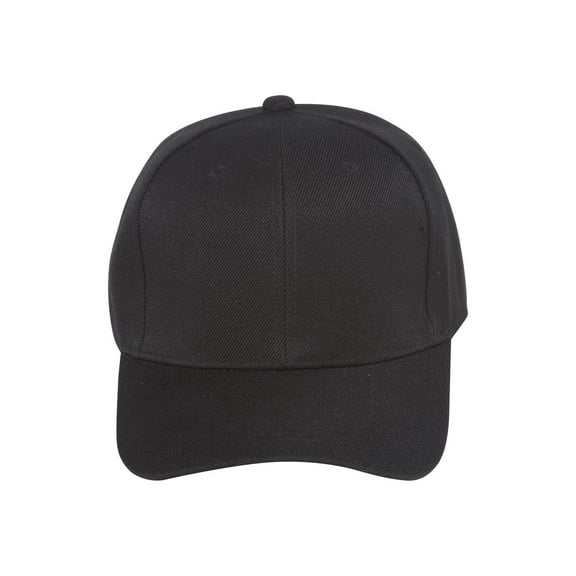 Fitted Cap-Black, 7 3/8