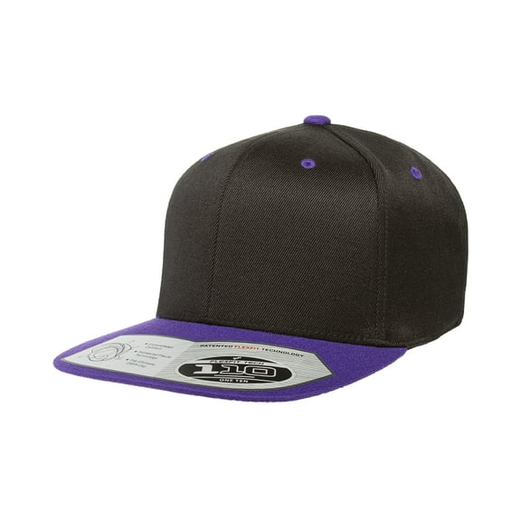 Fitted Classic Two-Tone Cap , 110FT , BLACK/ PURPLE , One Size