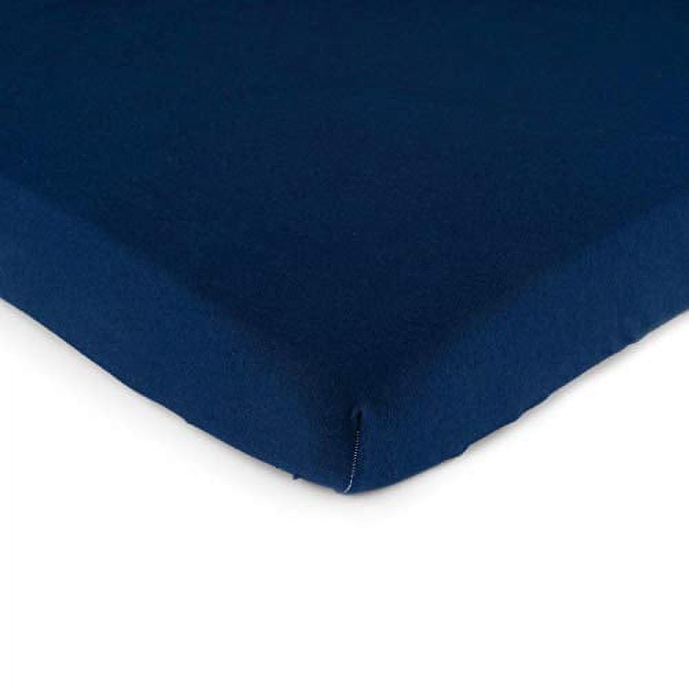 Fitted Cradle Sheet 18 X 36, 100 Cotton Jersey Solid Navy, Made In