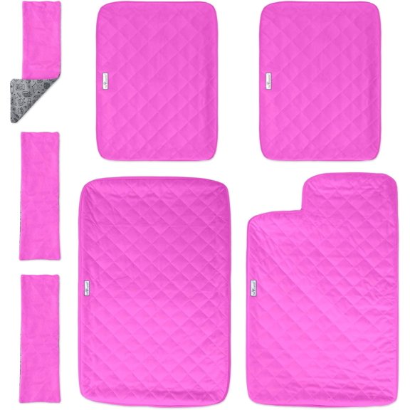 Fitted Fleece Liners for Double Unit Small Animal Cage Pink