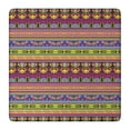 thumbnail image 1 of Fitted Floral Square Table Cover 36x36 Inch with Elastic Edging, Bohemian Style for Card Tables and Patio Use, 1 of 6