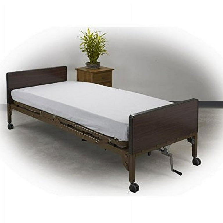 Fitted Hospital Bed Sheet Twin Extra Long 36 X80 X10 Soft and Comfy 100 Cotton Twin XL by Crescent Bedding Twin XL White