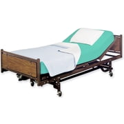 Fitted Hospital Bed Sheet, Twin Extra-Long 36"X80"X9" Soft and Comfy 100% Cotton (Twin XL, Aqua) by Crescent