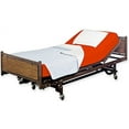 thumbnail image 1 of Fitted Hospital Bed Sheet, Twin Extra-Long 36"X80"X9" Soft and Comfy 100% Cotton (Twin XL, Orange) by Crescent, 1 of 6
