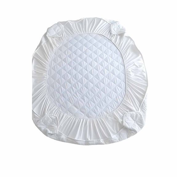 Fitted Mattress Protector, Waterproof Polyester Fiber Bed Cover, 360 Degree Wrap, Soft and Durable Bedding, Professionally Stitched Edges, Stain Resistant Mattress Cover