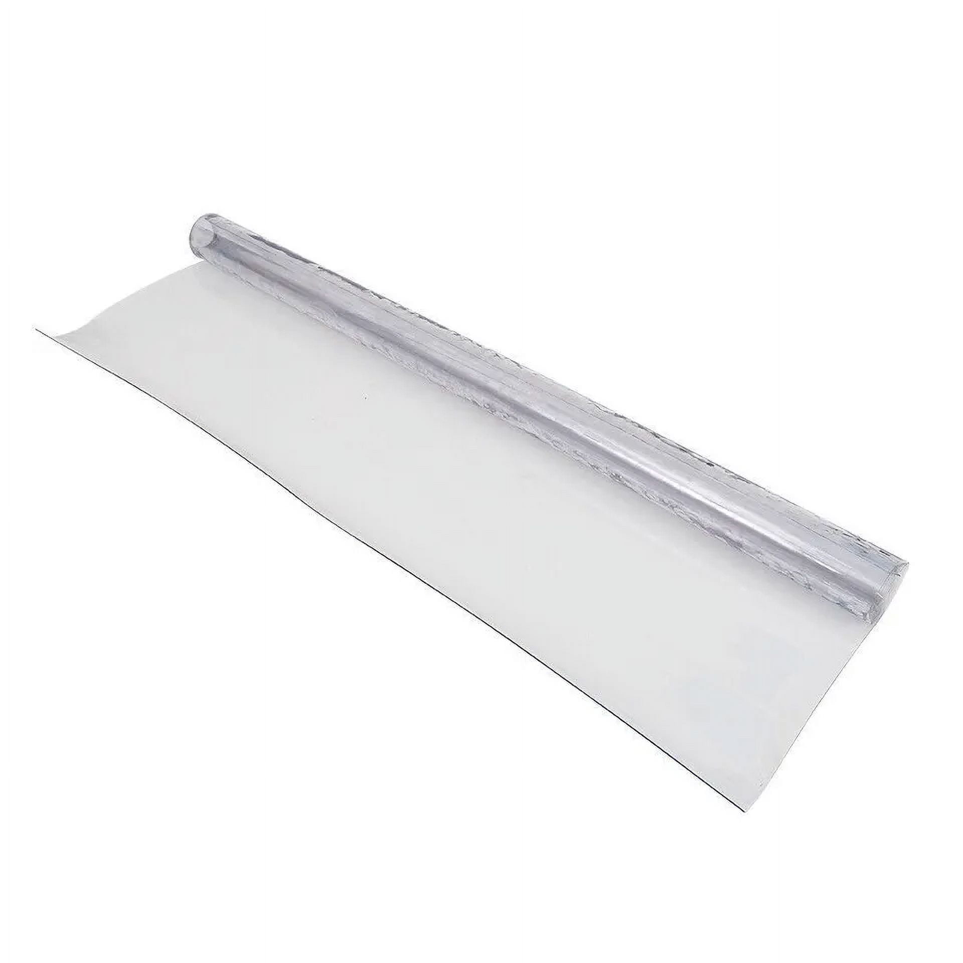 Fitted Plastic Desk Cover Clear PVC Vinyl Table Protector 1.5mm Thick