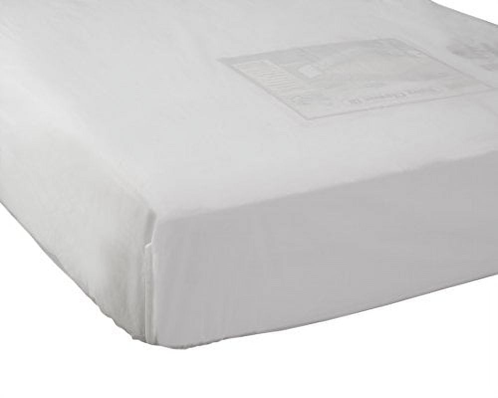 Fitted Plastic Mattress Cover for Portable Crib (24x38)
