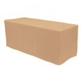 thumbnail image 1 of Fitted Polyester Rectangular Table Cover 8ft - Champagne, 1 of 1