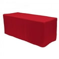 thumbnail image 1 of Fitted Polyester Rectangular Table Cover 8ft - Red, 1 of 1