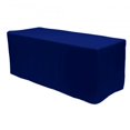 thumbnail image 1 of Fitted Polyester Rectangular Table Cover 8ft - Royal Blue, 1 of 1