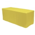 thumbnail image 1 of Fitted Polyester Rectangular Table Cover 8ft - Yellow, 1 of 1