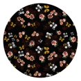 thumbnail image 1 of Fitted Round Tablecloth with Elastic Edge and Floral Texture, Polyester Fabric for Spring Decor or Daily Use, Fits 44-52 Inch, 1 of 7