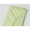 thumbnail image 1 of Fitted Sheet 1PC - Deep Pocket of 30" Inch Fully Elastic - 300 Thread Count 100% Egyptian Cotton Mattress Cover, Luxury Silky & Ultra-Soft Bottom Sheets - Sage Solid, Queen Size., 1 of 4