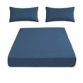 thumbnail image 1 of Fitted Sheet Air Mattress Sheets 86.61x70.86In Double Bed Non Sliped Bed Cover Mattress Protector Soft Fiber, 1 of 6