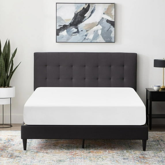 Fitted Sheet Only - Extra Deep Pocket No-Pop Off Elastic Bottom Sheets - Ultra-Soft Brushed Microfiber Hotel Luxury Machine Washable Fitted Bed Sheets - Fade & Shrink Resistant (White, Full)