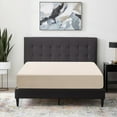 thumbnail image 1 of Fitted Sheet Only - Extra Deep Pocket No-Pop Off Elastic Bottom Sheets - Ultra-Soft Brushed Microfiber Hotel Luxury Machine Washable Fitted Bed Sheets - Fade & Shrink Resistant (Cream, Queen), 1 of 8
