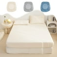 thumbnail image 1 of Fitted Sheet Mattress Cover Non Slip Protector Piece Bedding Set with Deep Pocket Design for Secure Fit and Comfortable Sleep for Guest Rooms and Home Use Topliu, 1 of 6