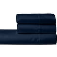 thumbnail image 1 of 3 PC Set 1000 Thread Count 100% Egyptian Cotton, 18" Deep Pocket Navy Blue, Queen XL, 1 of 7