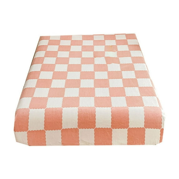 Fitted Sheet Protective Cover for Bed Mattress - Quilted Non-Slip, Breathable & Warm Bed Linen for Care Beds, 1 Pack