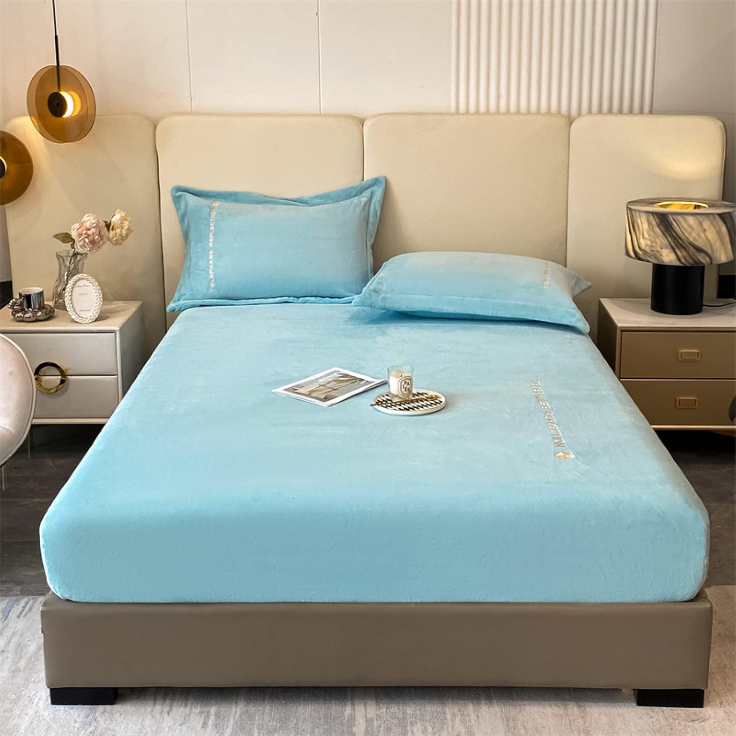 Fitted Sheet Soft,Fitted Sheet Extra Deep,Winter Warm And SkinFriendly