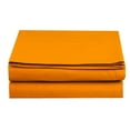 thumbnail image 1 of Fitted Sheet Wrinkle-Free 1500 Series 1-Piece Fitted Sheet, California King Size, Vibrant Orange, 1 of 4