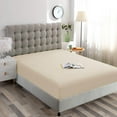 thumbnail image 1 of Fitted Sheets, 500-TC Egyptian Cotton, Full (54" x 75") Size Fitted Sheet, 1-PC Fitted Sheet Only, Full Size Size Fits 13-15" Deep Pocket Sheets, Ivory, 1 of 4