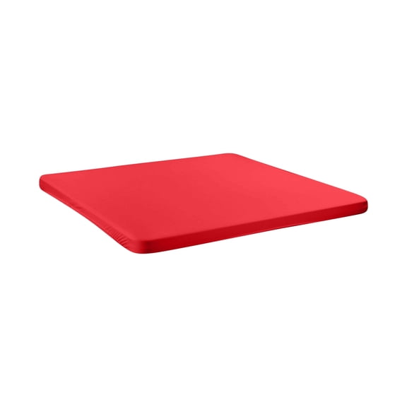 Fitted Tablecloth Rectangle Table Cloths, Polyester Elastic Stretch Folding Table Top Cover, Water Resistant Reusable for Outdoor Picnic Camping Party Event, 33.85 x 33.85 Inch