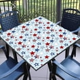thumbnail image 1 of Fitted Tablecloth Square with Elastic Indoor Outdoor Table Cover Square Elastic Tablecloths for Tables Waterproof Wipeable Table Cloths for,Picnic,Kitchen,Dinner 36"X36", 1 of 4