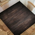 thumbnail image 1 of Fitted Tablecloth for Square Table Wooden Texture Background Table Cloth with Elastic Edge Washable Table Cover for Dining Wedding Party Picnic, Fitted for 36"x36" Table Deaign2799, 1 of 5