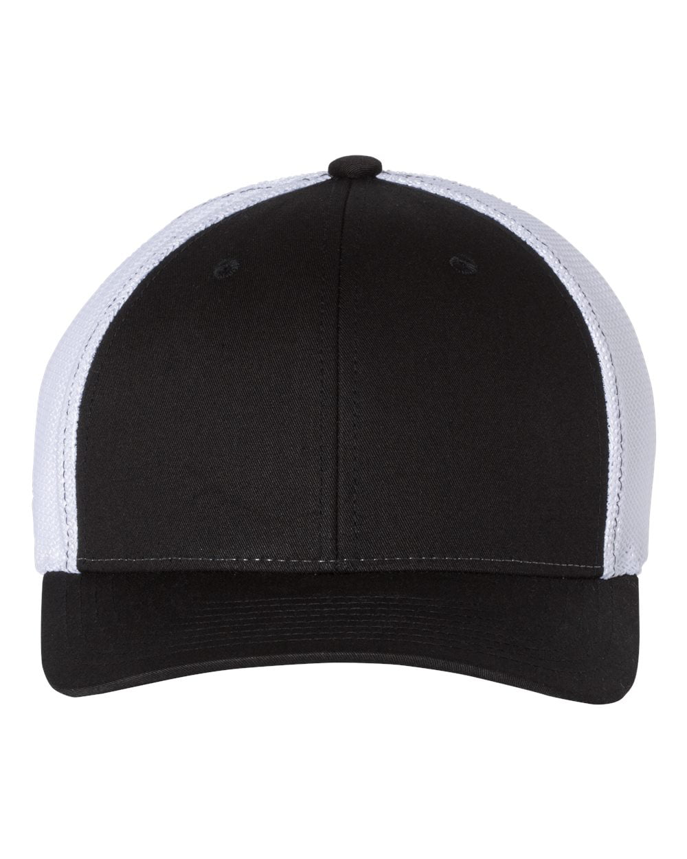 White Trucker by Richardson with / R-Flex L/XL - Fitted Black/