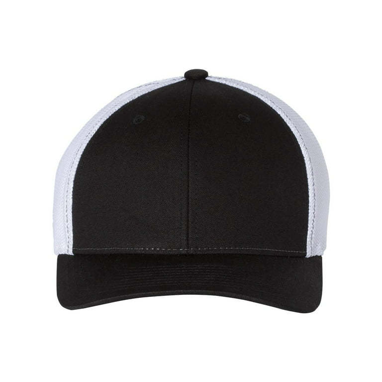 Trucker Fitted by L/XL / White with R-Flex Black/ - Richardson