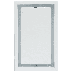 Fittes Framed Wall Vent [Lite], Minimalist ABS Plastic HVAC Air Return Register Cover, Customizable Modern Airflow Solution for Home or Ceiling, 15-Min DIY Install – 10"x10" – Cotton White