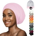 Fittia Silk Sleep Cap, Silk Hair Wrap for Sleeping, Loc