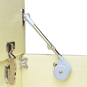 Lid Stay 105 Degree Open with Soft Close, Lid Support Hinge for Toy Box, Easy Install Gray