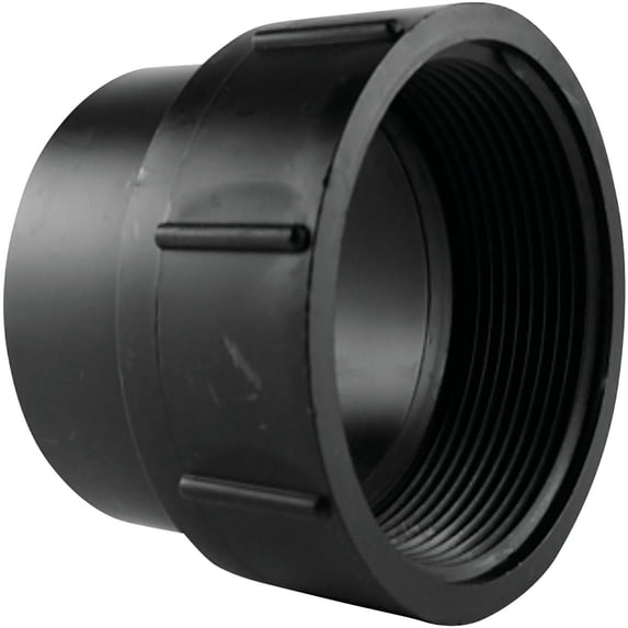 Genova Products 81619 ABS-DWV Fitting Clean-Out Body, 2"