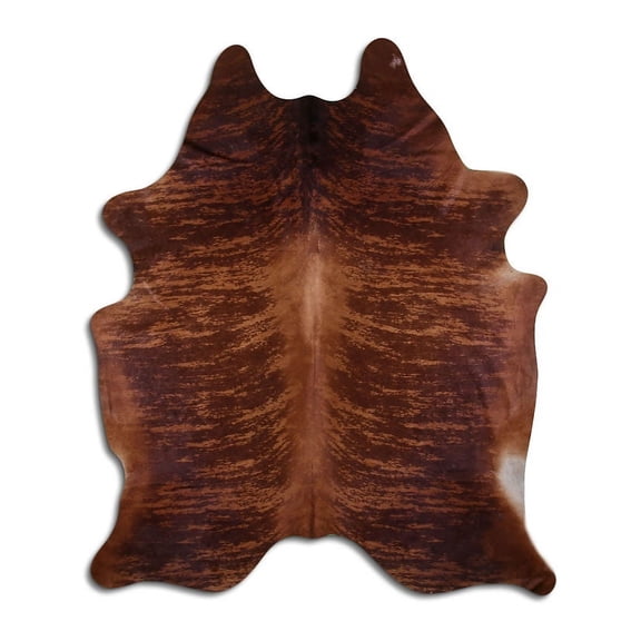 Fitting NATURAL cowhide rugs for sale BROWN BRINDLE rug