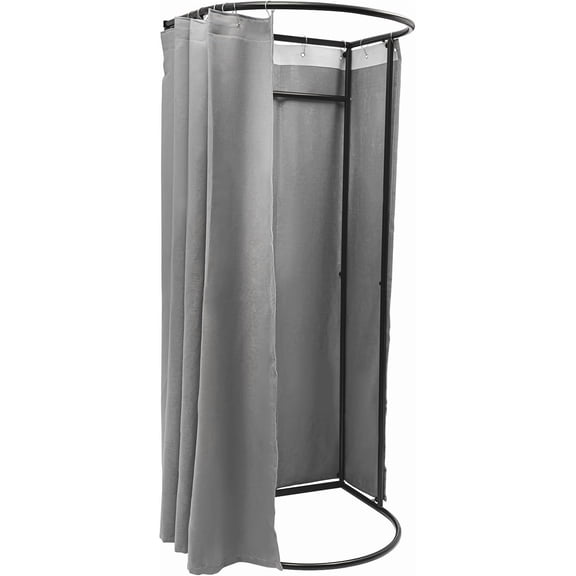 Fitting Room Clothing Store W/Shading Curtain Portable Changing Room Mobile Privacy Protection Dressing Room Mall Simple Dressing Screen Changing Room