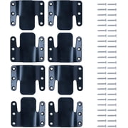 Universal Sectional Sofa Interlocking, Sectional Couch Connectors, Sofa Connector Bracket with Hardware- 4 Sets, 8 Pieces 8 Piece