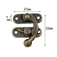 thumbnail image 1 of STRANDCHIC Chest Latch Iron Latch Hasp Multi 30Pcs, 1 of 5