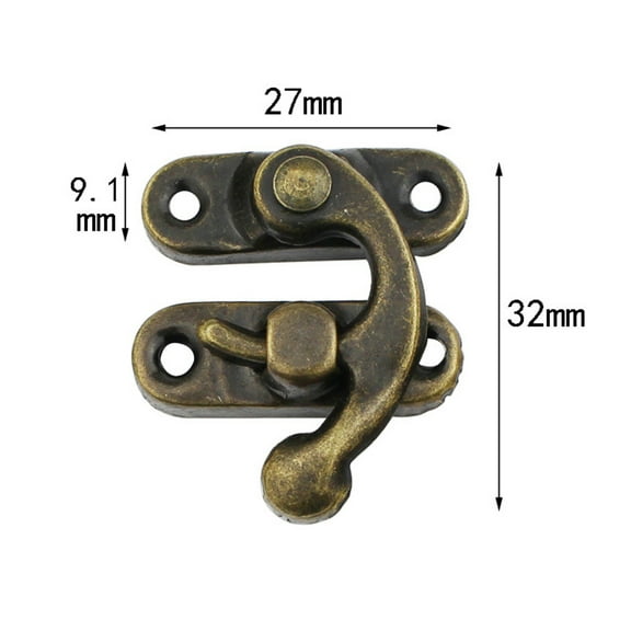 STRANDCHIC Chest Latch Iron Latch Hasp Multi 30Pcs