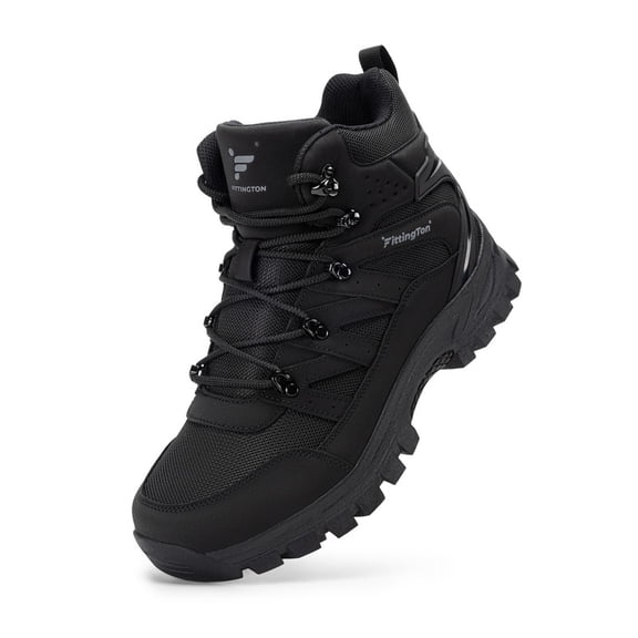 Fittington Hiking Boots for Men Wide Width Slip Resistant Trekking and Hiking Shoes Ankle-High Outdoor Shoes 11 Wide
