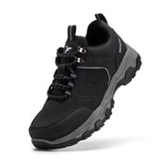Men's Hiking Shoes Trekking Trails Outdoor Sneakers Walking Shoes with Arch Support, Reflective Safety Feature