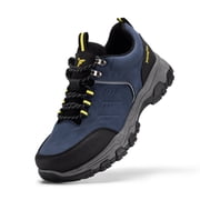 Men's Hiking Shoes Trekking Trails Outdoor Sneakers Walking Shoes with Arch Support, Reflective Safety Feature