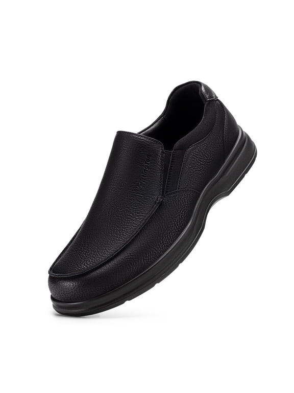 Men's Slip-On Dress Shoes Wide Width Casual Walking Shoes Business Leather Shoes for Men 14 Extra Wide